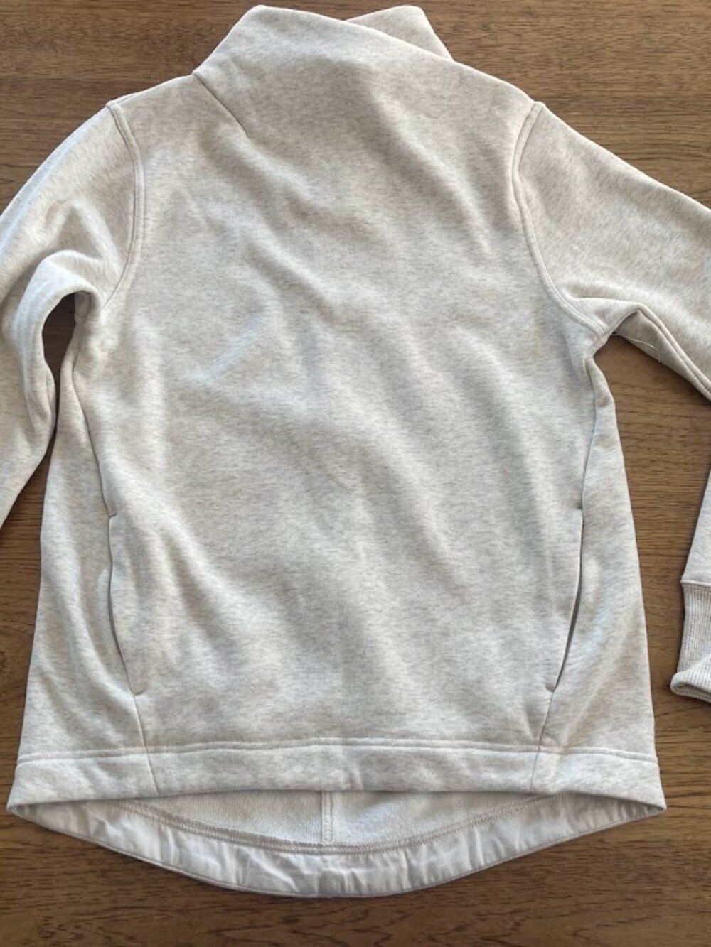 Athleta Heather Gray X-SMALL Cozy Karm Twist Neck Sweatshirt Soft Tunic NWOT